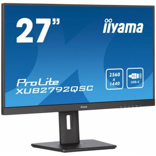 Monitor 27 cali XUB2792QSC-B5 IPS,QHD,USB-C,HDMI,DP,USB3.0,HAS(150mm)