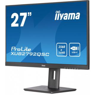 Monitor 27 cali XUB2792QSC-B5 IPS,QHD,USB-C,HDMI,DP,USB3.0,HAS(150mm)