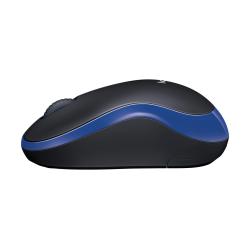 Mysz bezprzewodowa Logitech M185 optyczna czarno-niebieska