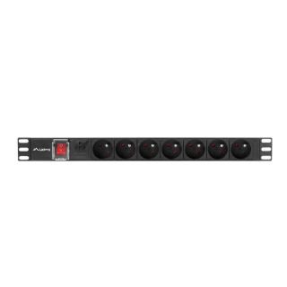 Listwa zasilająca Lanberg PDU-07E-0200-BK (16 A 2m kolor czarny)