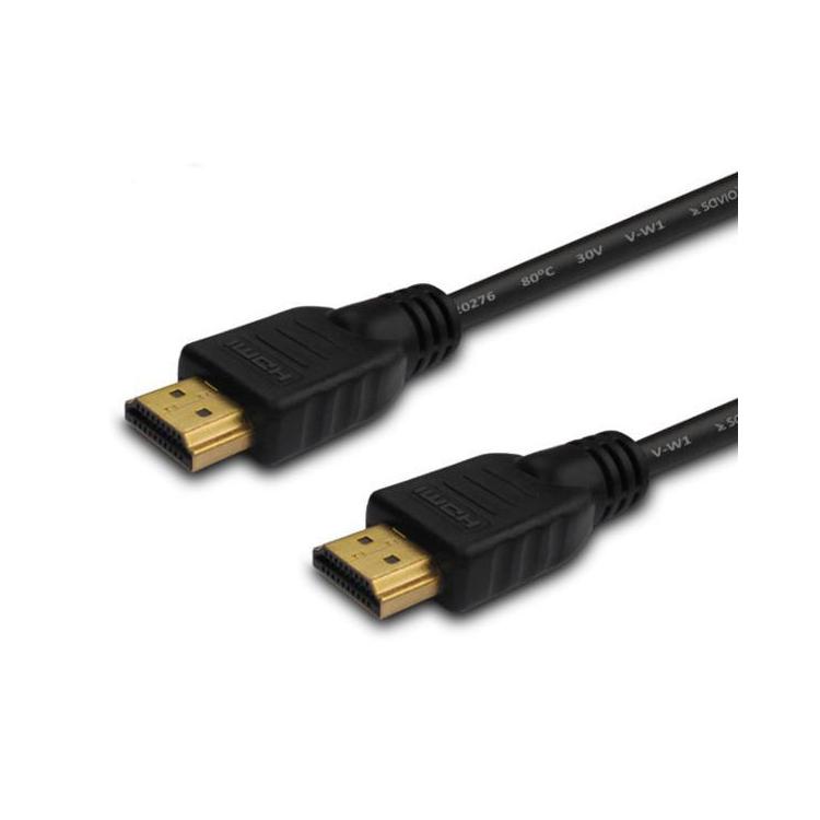 Kabel HDMI Savio CL-34 10m, czarny, złote końcówki, v1.4