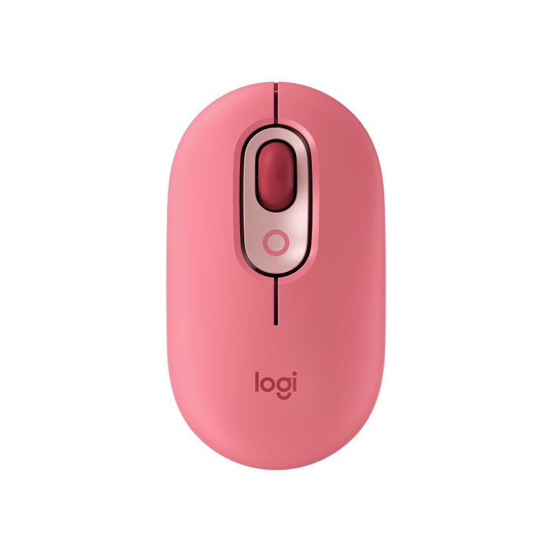 Mysz bezprzewodowa Logitech Pop Mouse Coral Rose optyczna