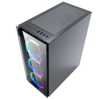 GEMBIRD OBUDOWA FORNAX 1500RGB MIDI-TOWER (2X USB 3.0, HD...