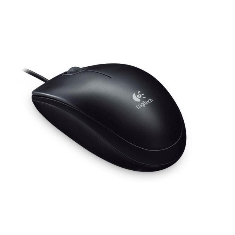 Mysz przewodowa Logitech B100 OEM optyczna czarna