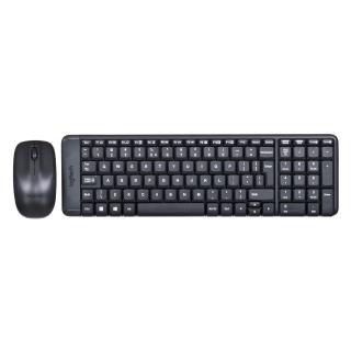 Zestaw klawiatura + mysz membranowa Logitech MK220 920-003168 (USB 2.0 kolor czarny optyczna)