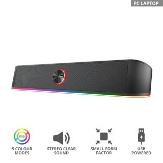 Głośnik TRUST GXT619 THORNE RGB LED SOUNDBAR