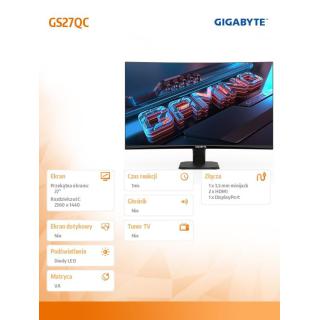 Monitor 27 cali GS27QC IPS