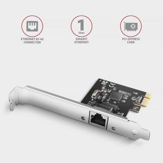 PCEE-GRL Karta sieciowa PCIe 1x Gigabit Ethernet port...