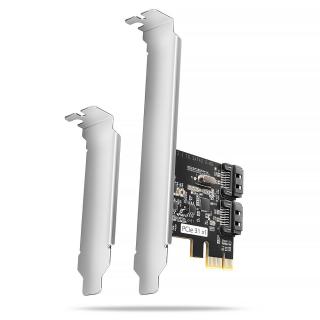 PCES-SJ2 Kontroler PCIe 2x wewnętrzny port SATA 6G,...