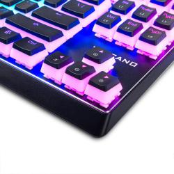 Klawiatura przewodowa Modecom Volcano LANPARTY RGB Gaming mechaniczna (Przełącznik BLUE OUTEMU) Pudding Edition