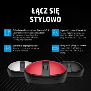 Mysz HP 240 Black Bluetooth Mouse bezprzewodowa czarna 3V0G9AA