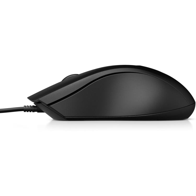 Mysz HP Wired Mouse 100 przewodowa czarna 6VY96AA