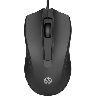 Mysz HP Wired Mouse 100 przewodowa czarna 6VY96AA