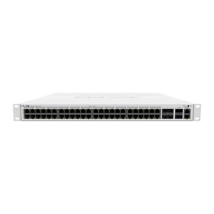 Switch zarządzalny MikroTik CRS354-48P-4S+2Q+RM 48x 1GbE 4x 10GbE SFP+ 2x 40G QSFP+ PoE 1U