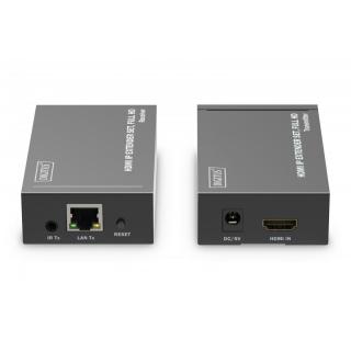 Przedłużacz/Extender HDMI 1080p 60Hz 120m po skrętce Cat.6/6A/7/8 HDCP 1.3 IR, zestaw