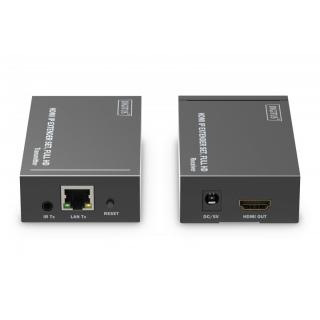 Przedłużacz/Extender HDMI 1080p 60Hz 120m po skrętce Cat.6/6A/7/8 HDCP 1.3 IR, zestaw