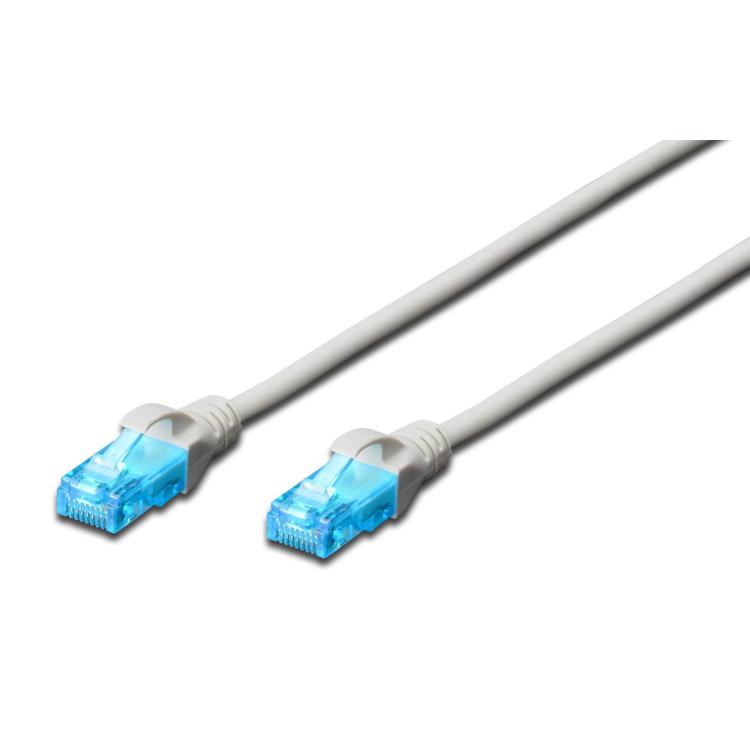 Patchcord DIGITUS UTP kat. 5e 25m PVC biały