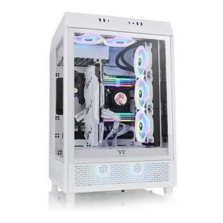 THERMALTAKE THE TOWER 500 TEMPERED GLASS3 120MM2 - SNOW...