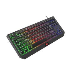 Klawiatura przewodowa Fury Hurricane TKL Gaming podświetlana czarna