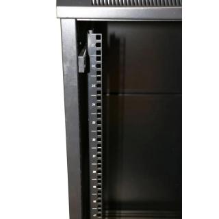 Szafa rack 27U 600x800mm czarna stojąca