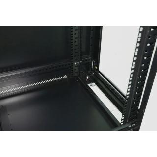 Szafa rack 27U 600x800mm czarna stojąca