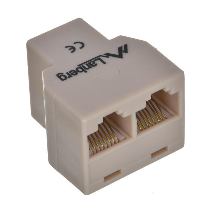 LANBERG ZŁĄCZKA SIECIOWA RJ45 - 2X RJ45 AD-RJ45-2RJ45-OU