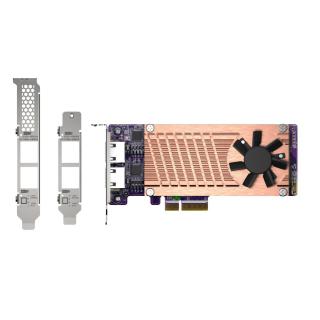 Karta rozszerzeń QM2-2P2G2T QM2 2 x PCIe 2280 M.2 SSD