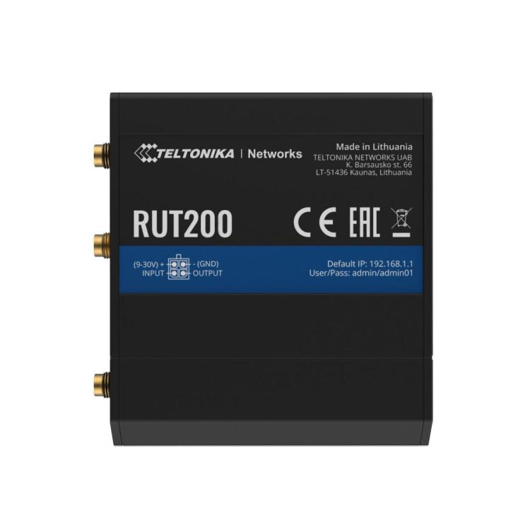 Router 4G/LTE RUT200 (Cat 4), 3G, 2G, WIFI, Ethernet