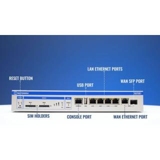 Router LTE RUTXR1 (Cat6), 5xGbE, WiFi, SFP