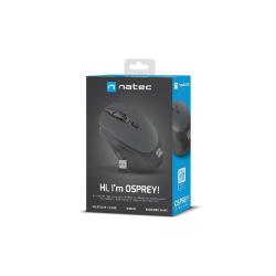 Mysz bezprzewodowa Natec Osprey optyczna 1600 DPI Bluetooth + 2.4GHz