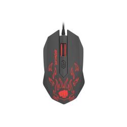 Mysz przewodowa Fury Brawler optyczna Gaming 1600 DPI czarna