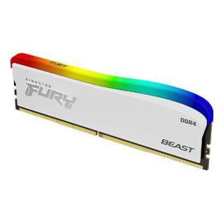 Pamięć DDR4 Kingston Fury Beast RGB SE 8GB (1x8GB) 3200MHz CL16 1,35V Biały