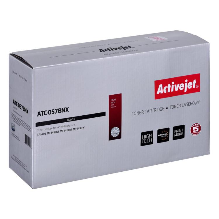 Activejet ATC-057BNX Toner (zamiennik Canon CRG-057HBK Supreme 10000 stron czarny) Z CHIP