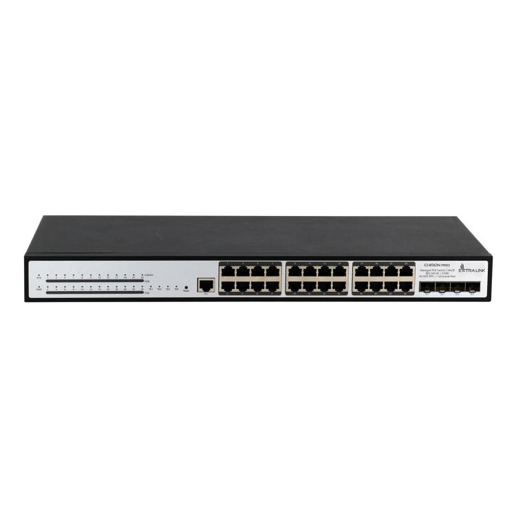 EXTRALINK SWITCH POE CHIRON PRO 24 GE PORT MANAGED