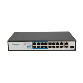 Extralink VIRTUS V3 Switch PoE 16x 100Mb/s PoE/PoE+