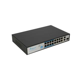 Extralink VIRTUS V3 Switch PoE 16x 100Mb/s PoE/PoE+