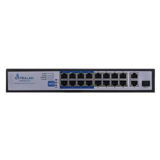 Extralink VIRTUS V3 Switch PoE 16x 100Mb/s PoE/PoE+