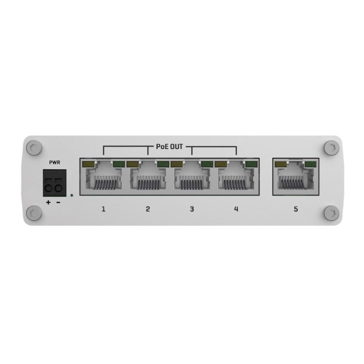 Przełącznik przemysłowy TSW101 5xGbE 4xPoE+