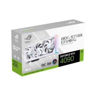 Karta VGA Asus GeForce RTX 4090 ROG-STRIX-RTX4090-O24G-WHITE OC 24GB GDDR6X 384-bit 2xHDMI+3xDP PCIe4.0