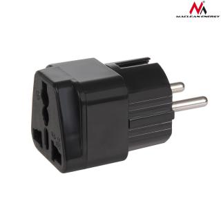 Adapter zasilania Maclean MCE155 gniazdo UK na wtyk EU...