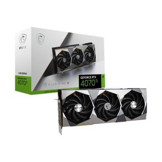 Karta graficzna GeForce RTX 4070 Ti SUPRIM X 12G GDDRX6...