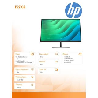 Monitor 27 cali E27 G5 FHD 6N4E2AA