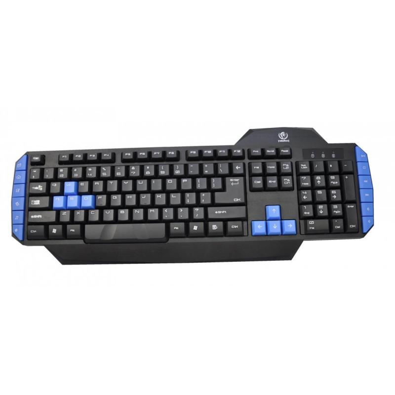 Klawiatura przewodowa Rebeltec WARRIOR Gaming USB czarna