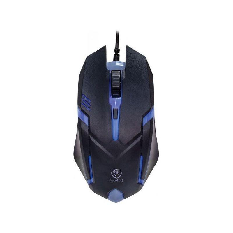 Mysz przewodowa Rebeltec NEON optyczna Gaming USB czarna