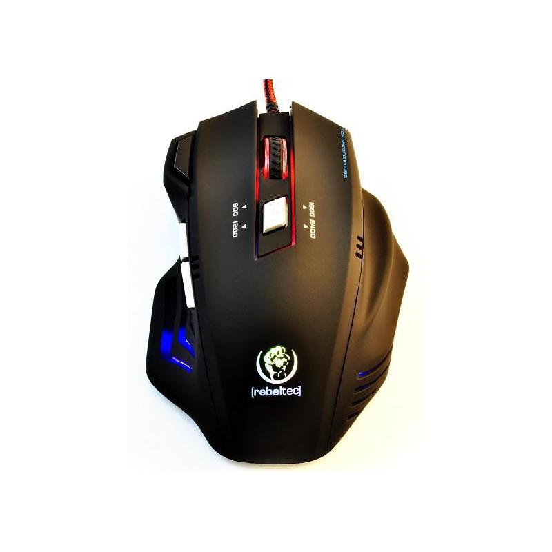 Mysz przewodowa Rebeltec PUNISHER 2 optyczna Gaming USB czarna