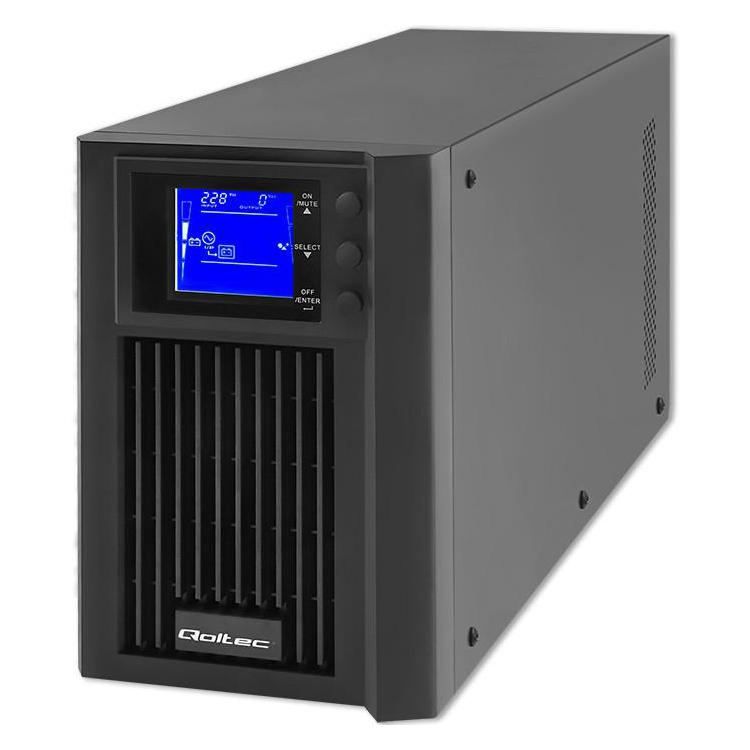 Zasilacz awaryjny UPS | On-line | Pure Sine Wave | 2kVA | 1.6kW |LCD | USB