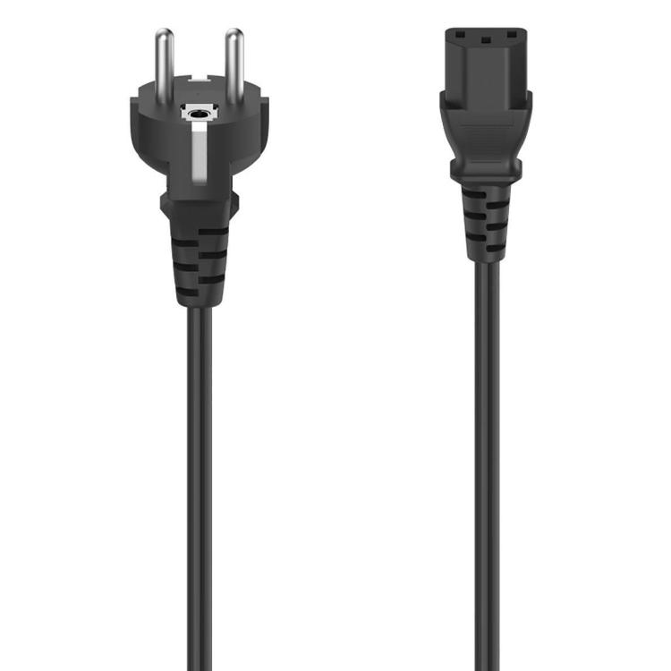 Kabel zasilający Hama 3-pin 1,5m czarny