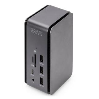 Stacja dokująca DIGITUS USB 4.0 Typ C 14-portów 8K 30Hz...