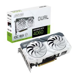 Karta VGA Asus Dual GeForce RTX 4060 White OC 8GB GDDR6 128bit HDMI+3xDP PCIe4.0