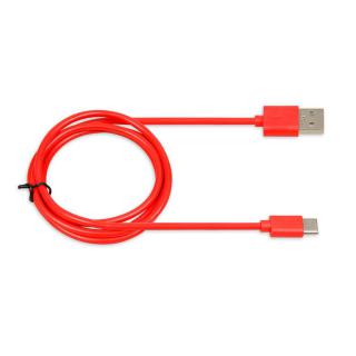 Kabel USB iBOX IKUMTCR TYP-C, 1m, 3A Czerwony